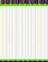 Barker Creek Designer Computer Paper, Neon Stripes, 8.5” x 11”, Decorative Printer Paper, Stationery, 50 Sheets per Pkg, Home, School and Office Supplies (719)