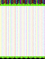 Barker Creek Designer Computer Paper, Neon Stripes, 8.5” x 11”, Decorative Printer Paper, Stationery, 50 Sheets per Pkg, Home, School and Office Supplies (719)