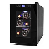 BLACK+DECKER Thermoelectric Wine Fridge with Triple-Pane Clear Glass Door