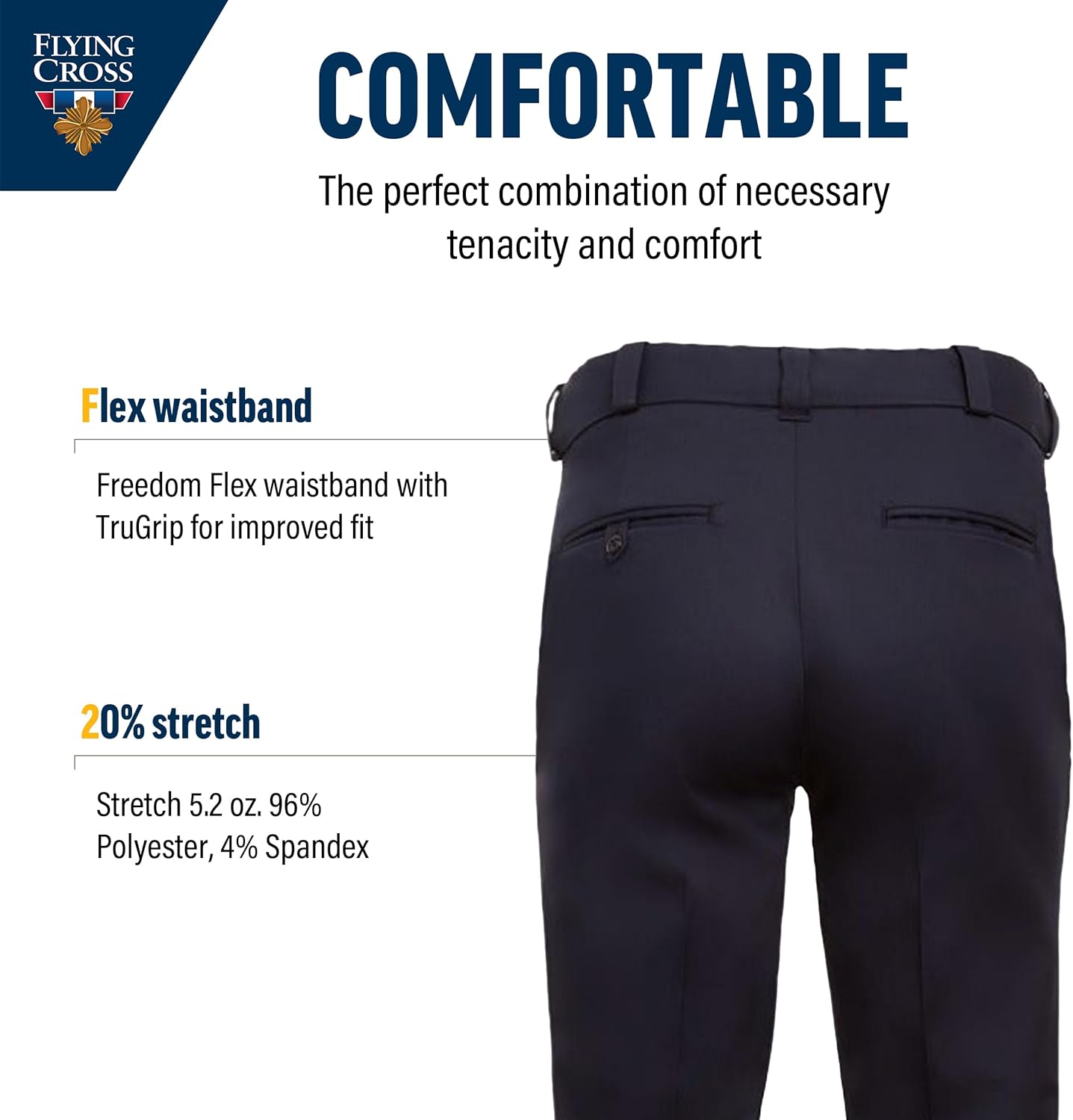 Flying Cross CORE STAT Men's Class A 4-Pocket Law Enforcement Pants