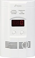 Kidde Carbon Monoxide Detector, Propane, Natural, Methane, & Explosive Gas Alarm, Plug-In Wall with 9-Volt Battery Backup