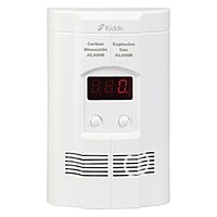 Kidde Carbon Monoxide Detector, Propane, Natural, Methane, & Explosive Gas Alarm, Plug-In Wall with 9-Volt Battery Backup