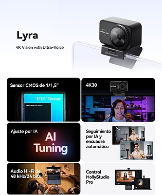 Hollyland Lyra Cámara Web 4K Ultra HD