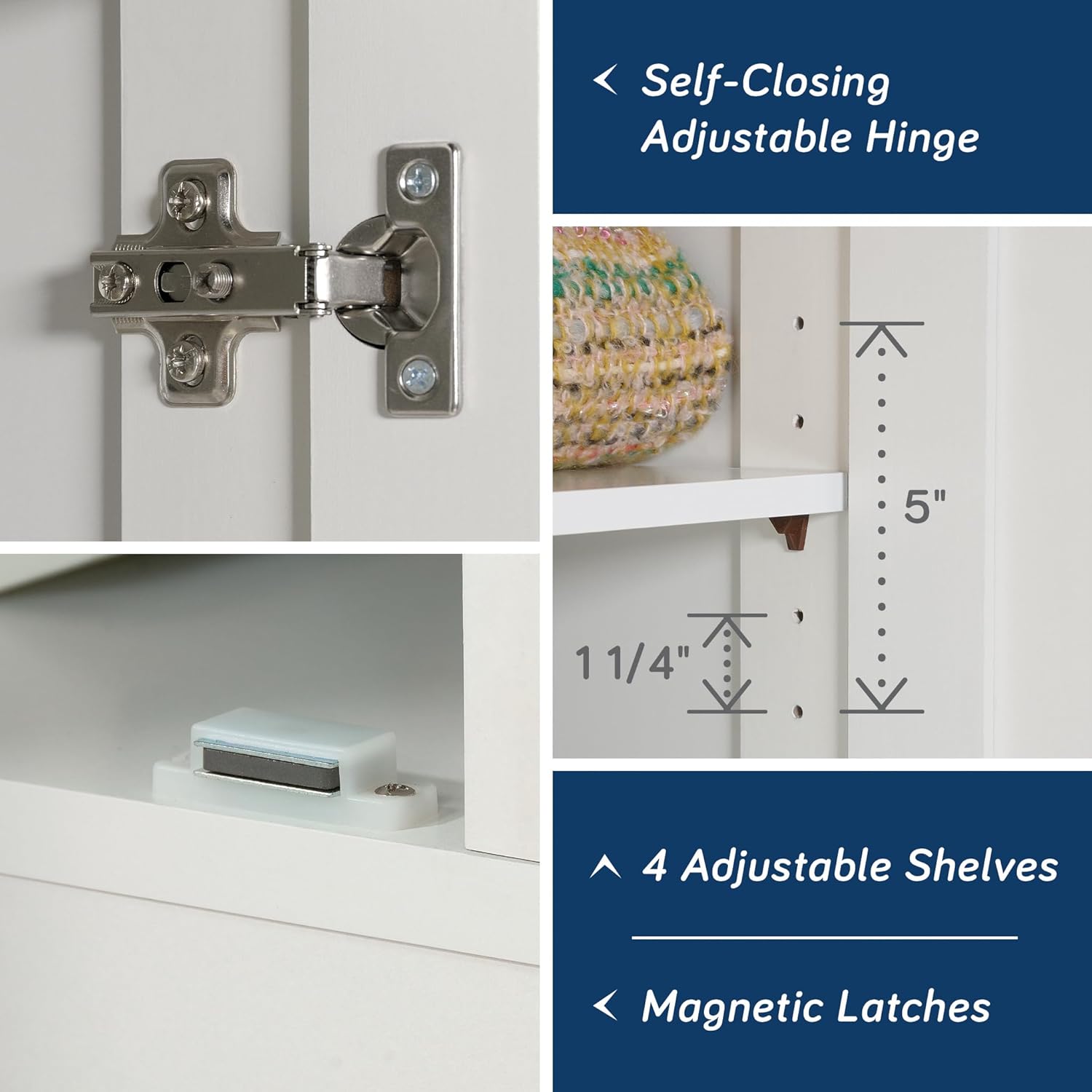 Sauder Select Storage Cabinet with Adjustable Shelves