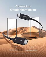 Belkin Thunderbolt 4 Cable USB-C to USB-C w/ 100W Power Delivery