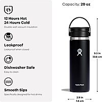 HYDRO FLASK Wide Mouth Insulated Bottle with Flex Sip Lid