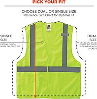 Ergodyne GloWear 8215BA Econo Breakaway Mesh High-Visibility Safety Vest