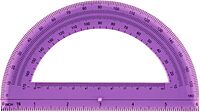 Office Depot Semicircular 6in. Protractor, Clear, 973D OD8