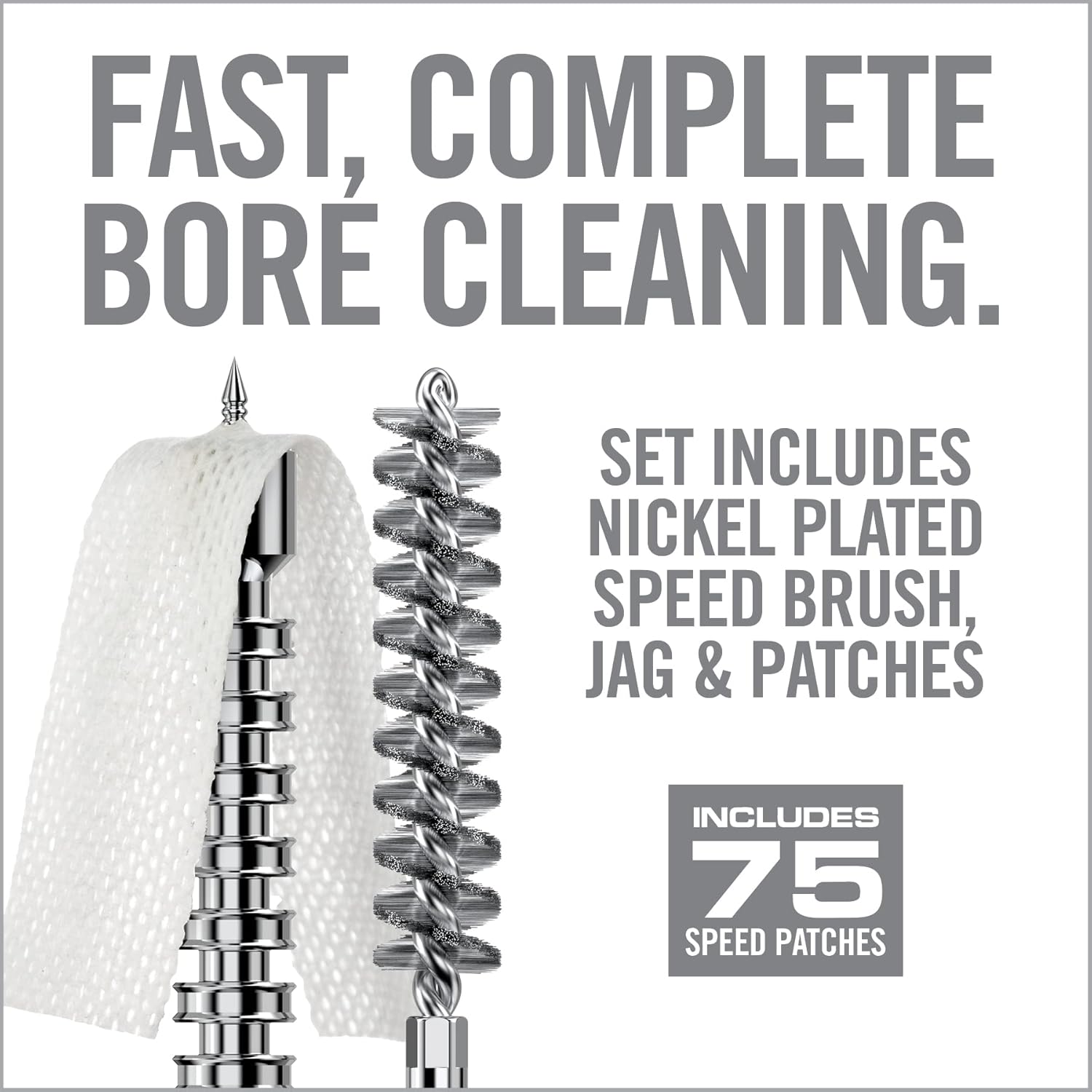 REAL AVID Bore-Max Speed Jag & Speed Patches Gun Cleaning Supplies