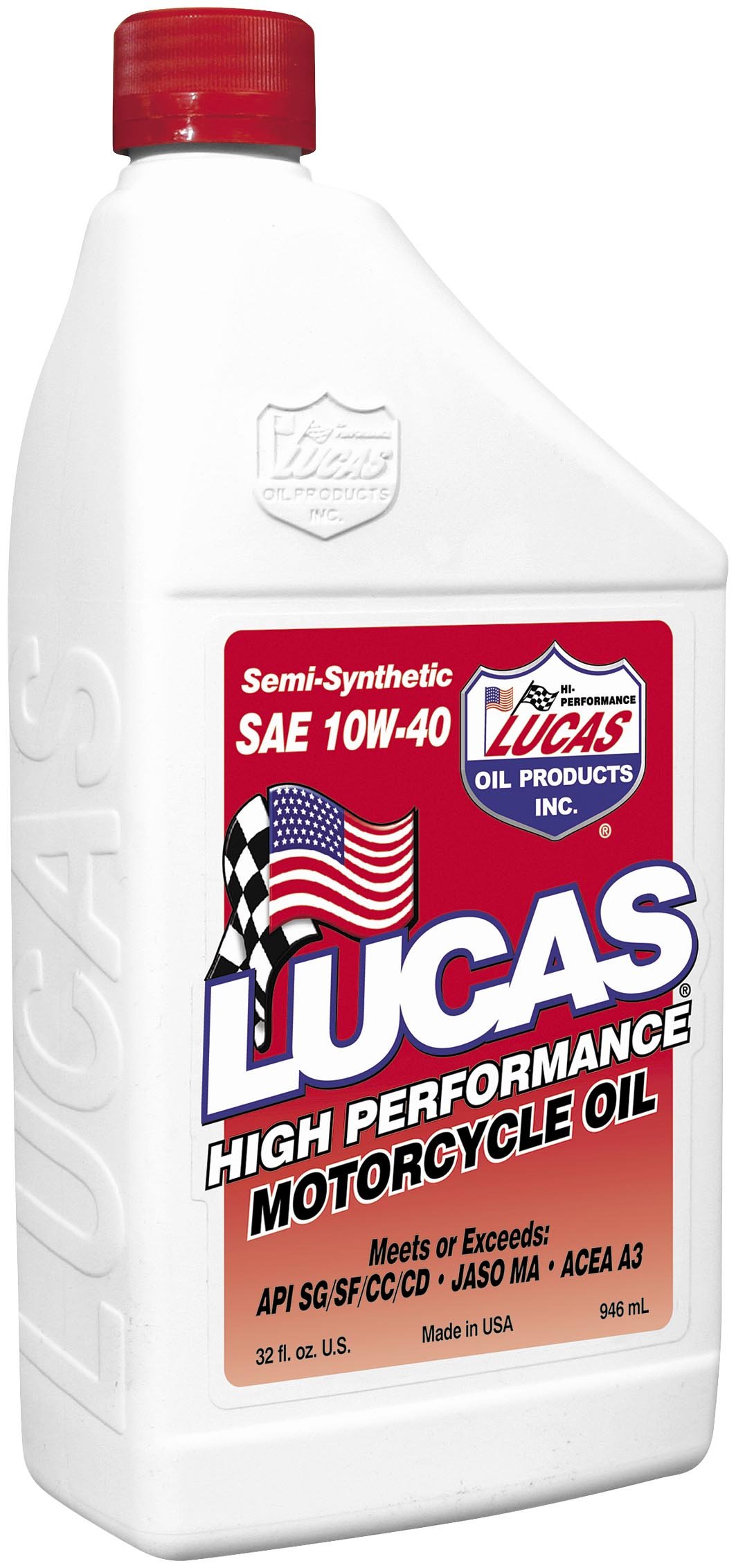 LUCAS OIL Synthetic High Performance Motorcycle Oil