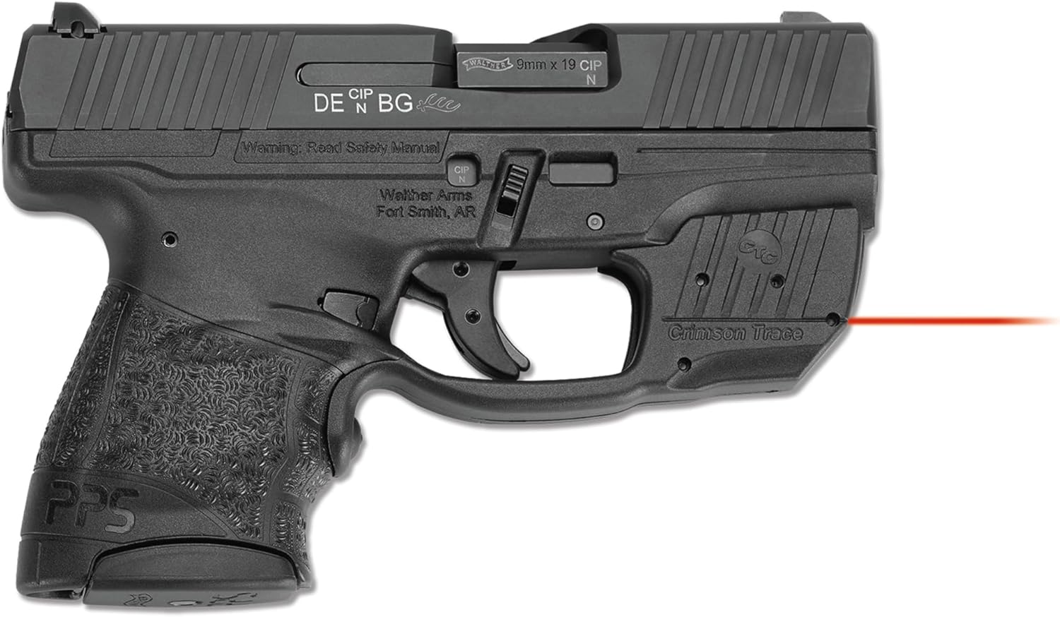 CRIMSON TRACE LG-482 Laserguard Laser Sight for Walther PPS M2