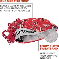 ERGODYNE Chill-Its 6615 High-Performance Bandana Doo Rag with Terry Cloth Sweatband