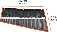 Ergodyne Arsenal 5873 Wrench Roll-Up, 14-Pocket Organizer