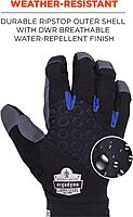 ERGODYNE ProFlex 817 Thermal Insulated Touchscreen Reinforced Palm Work Gloves