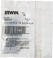 Irwin-Drl 5/32 Hd Jl 135Ft Blk Ox Bulk 63510