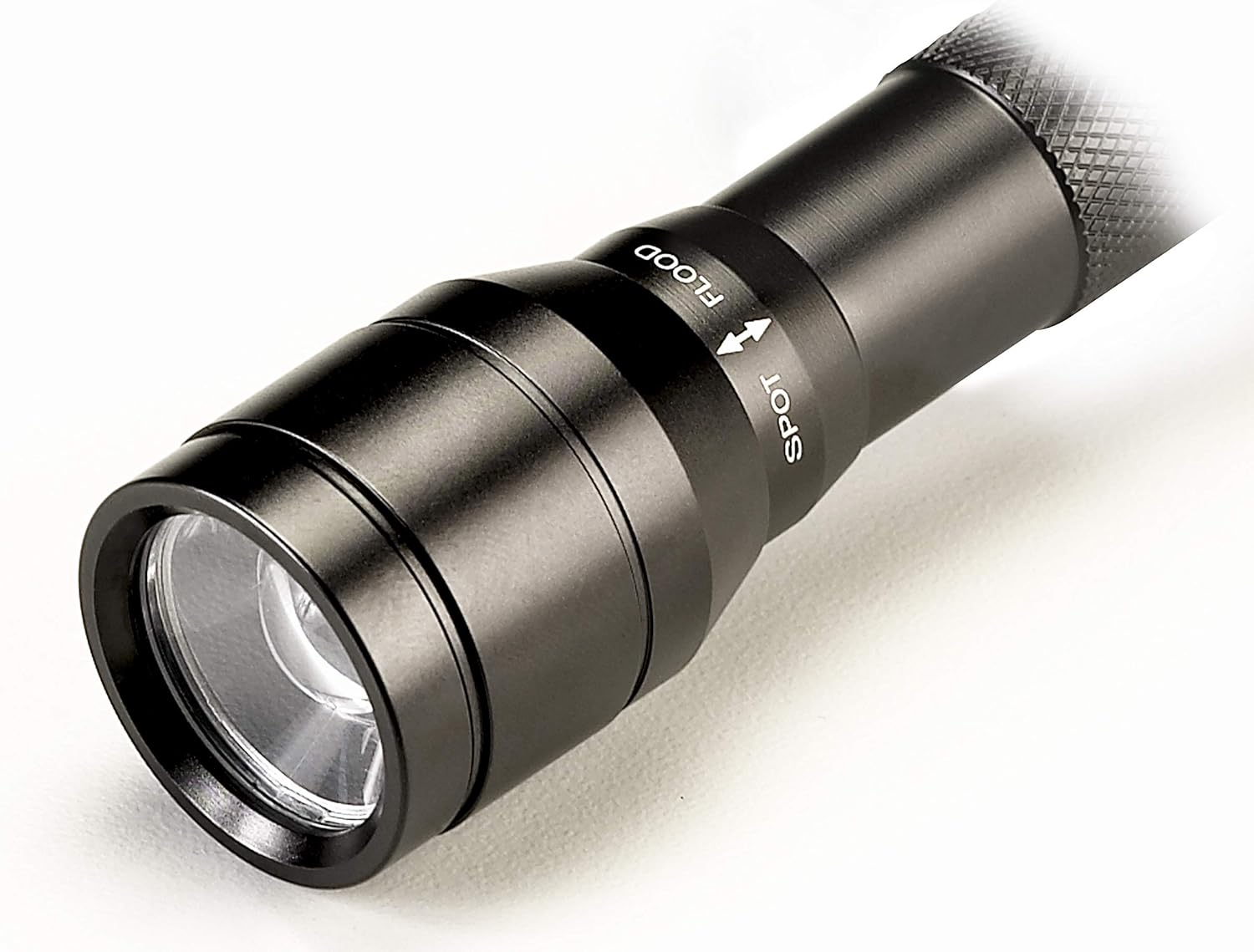 Streamlight 71701 Jr. F-Stop 250-Lumen Flood/Spot LED Flashlight with Alkaline Batteries, Black, Box