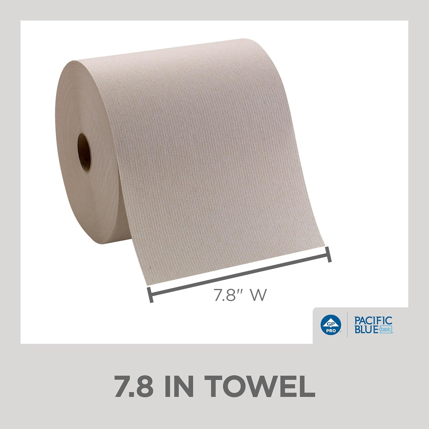 Georgia-Pacific Pacific Blue Basic Recycled Hardwound Paper Towel Rolls by GP PRO (Georgia-Pacific); Brown; 26301