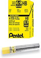 Pentel Super Hi-Polymer HB Lead Refills