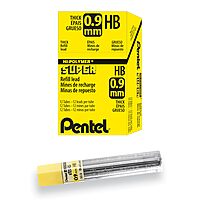 Pentel Super Hi-Polymer HB Lead Refills