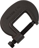 Wilton Brute Force C-Clamp, 1-3/8" Opening, 1-1/16" Throat, 5600 Lbs. Clamping Force (Model 1 F.C.) 1-3/8 in. Pack of 1