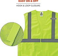 Ergodyne GloWear 8215BA Econo Breakaway Mesh High-Visibility Safety Vest