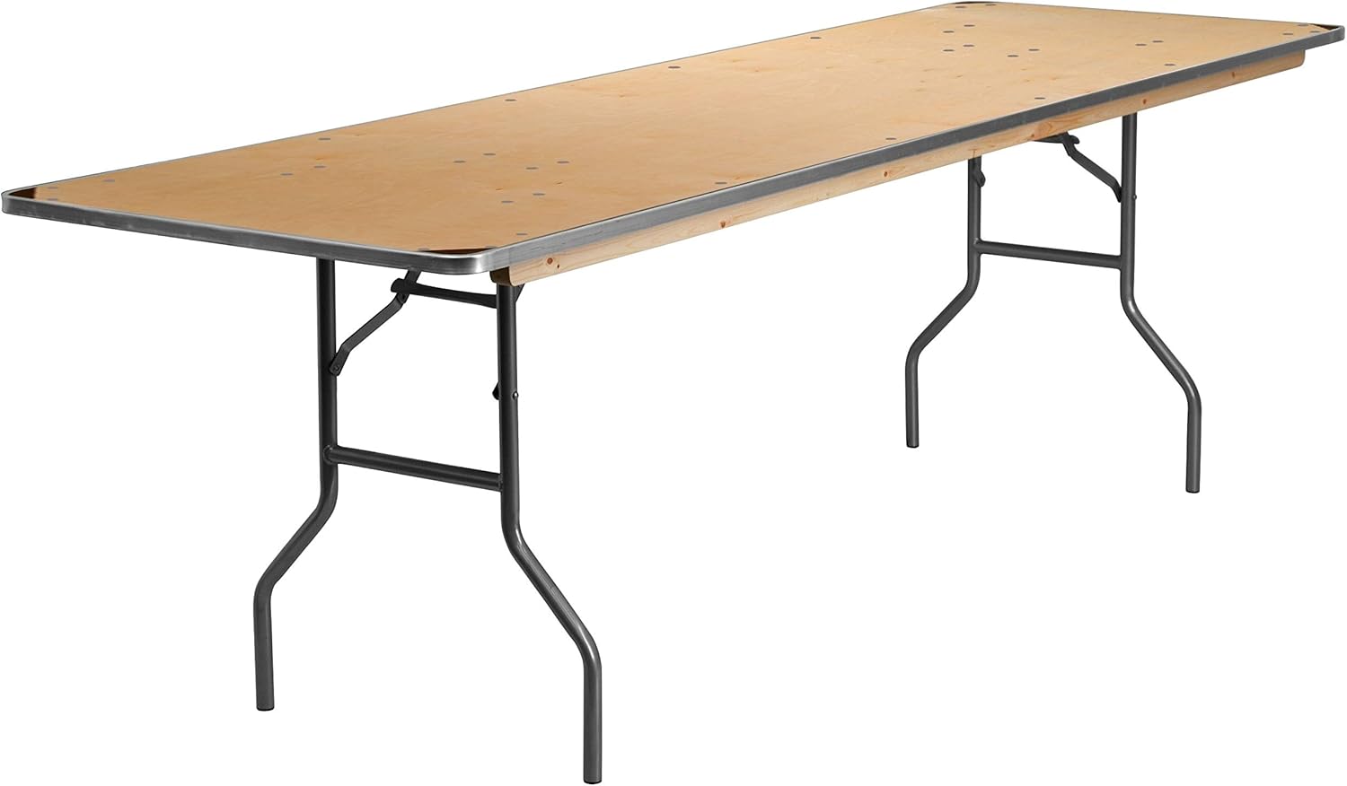 Flash Furniture Fielder 8' Rectangular All-Occasion Birchwood Folding Event Table