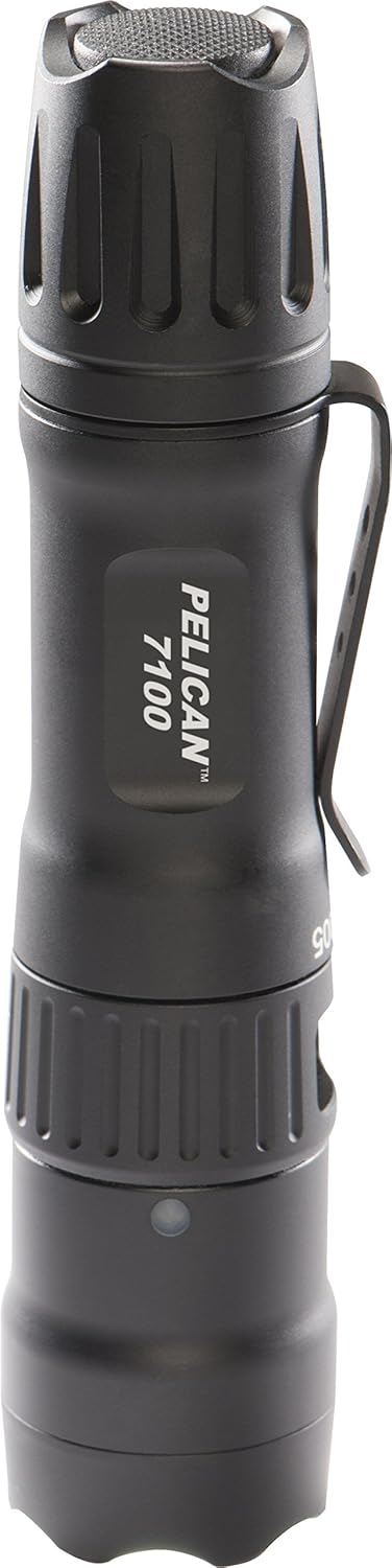 Pelican 7100 Rechargeable Tactical Flashlight (Black)