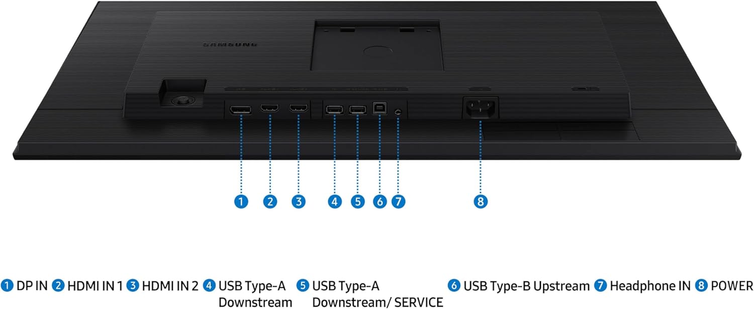 Samsung S40GD Borderless Business Monitor with IPS Panel, 100Hz Refresh Rate, Eye Saver Mode, Game Picture Mode