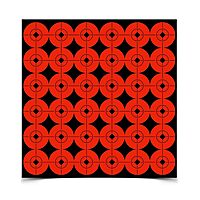 Birchwood Casey Target Spots Orange High-Contrast Self-Adhesive Bull's-Eye Paper Targets