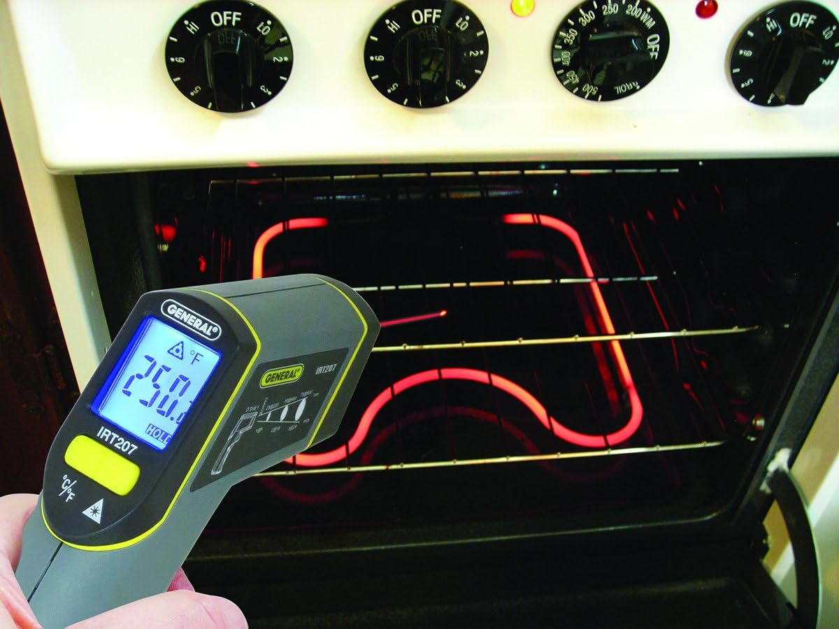 General Tools Non-Contact Digital Laser Temperature Gun, Thermal Detector