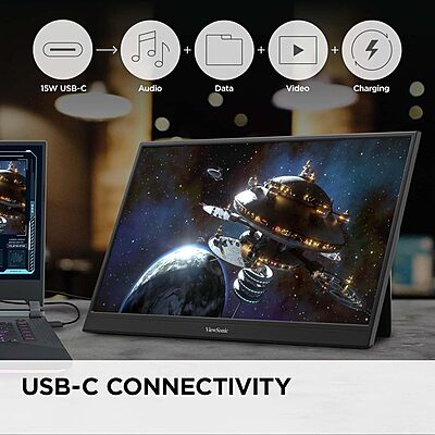 VIEWSONIC 15.6 Inch 1080p FHD Portable IPS Monitor