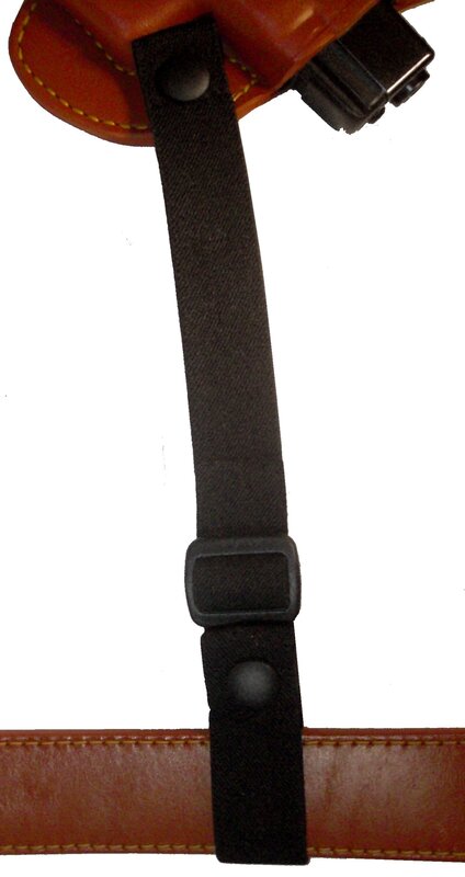 Gould & Goodrich B864 Gold Line Shoulder Holster Tie Down (Black) Use with Gold Line shoulder holster model 804
