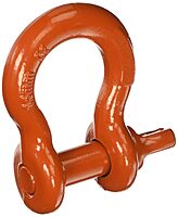 CM M651P Super Strong Anchor Shackle with Orange Powder Coated Screw Pin, 4-1/2 Ton Work Load Limit, 5/8" Size
