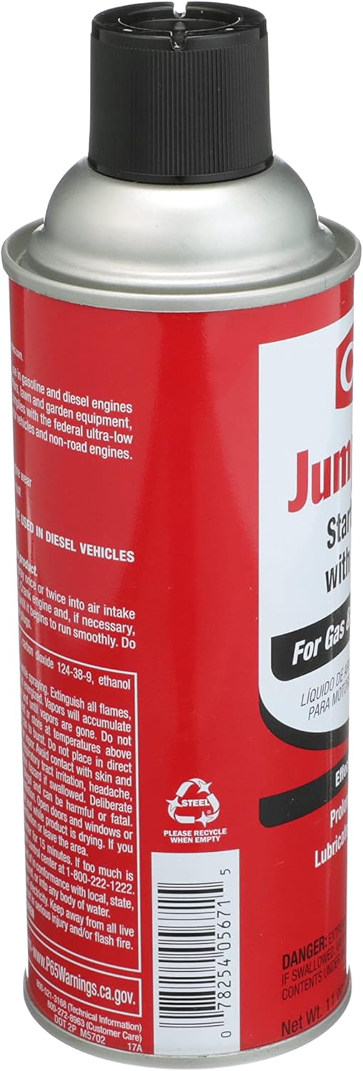 CRC Jump Start Starting Fluid with Lubricity, 11 Wt Oz, 05671