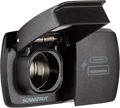 Scanstrut Flip Pro Duo - USB-A & USB-C w/12V Power Socket