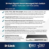 D-Link DGS-1210 Series Gigabit Smart Managed PoE+ Switches