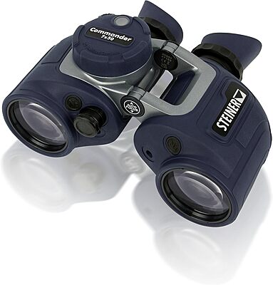 Steiner Optics Marine Commander 7x50 with Compass Professional Waterproof Binoculars, German Quality, Crystal Clear Images