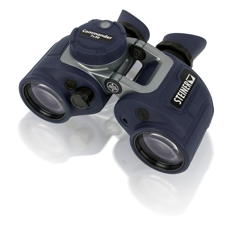 Steiner Optics Marine Commander 7x50 with Compass Professional Waterproof Binoculars, German Quality, Crystal Clear Images