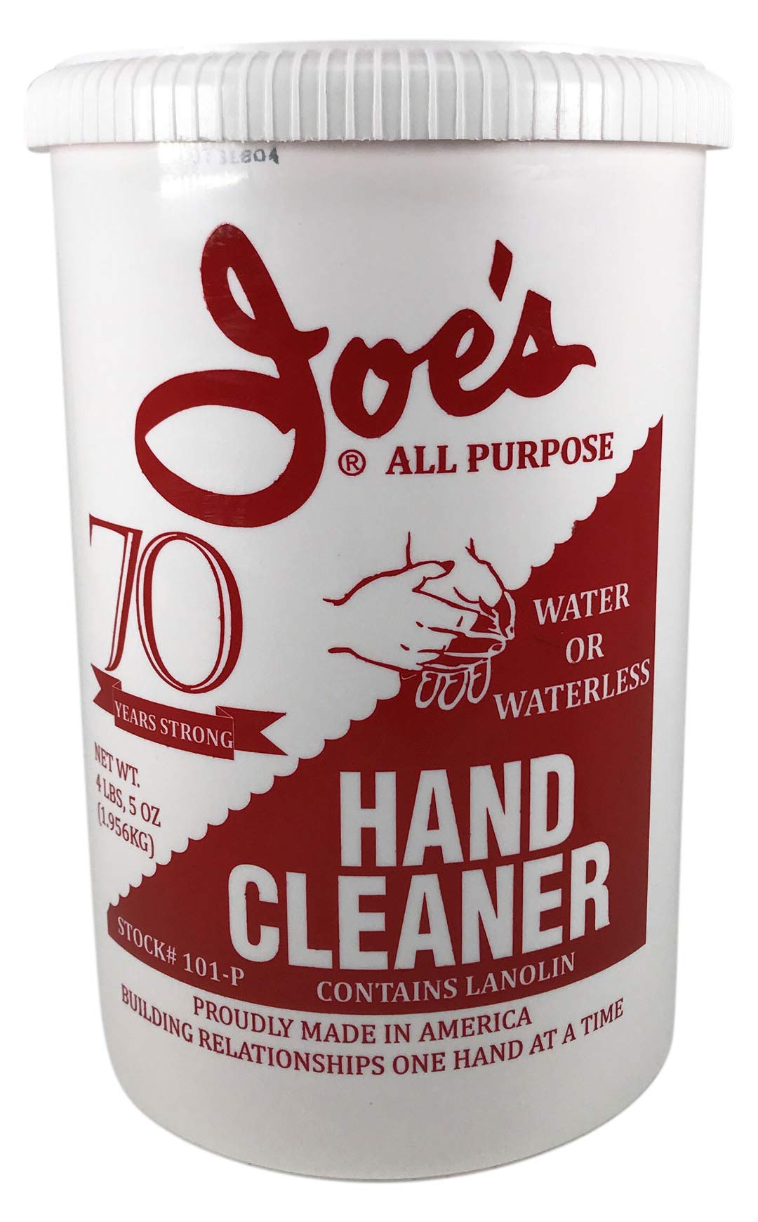 Joes Kleen Products All Purpose Hand Cleaner, 4.5 lb. (101P)