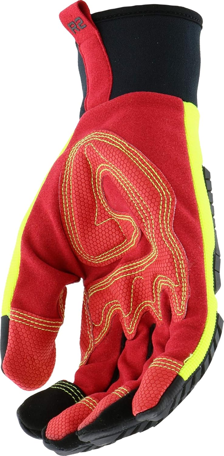 West Chester 87810 XL R2 Reinforced Comfort Impact Glove, XL, Multi-Colored