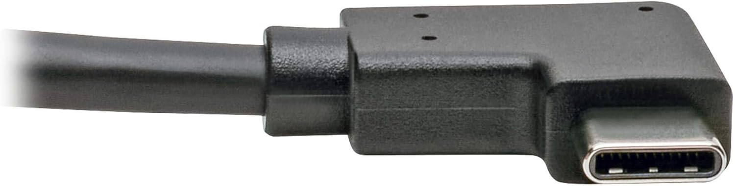 TRIPP LITE USB C to USB-A Cable Right Angle 3.1 5 Gbps Type C, 3' (U428-003-CRA)
