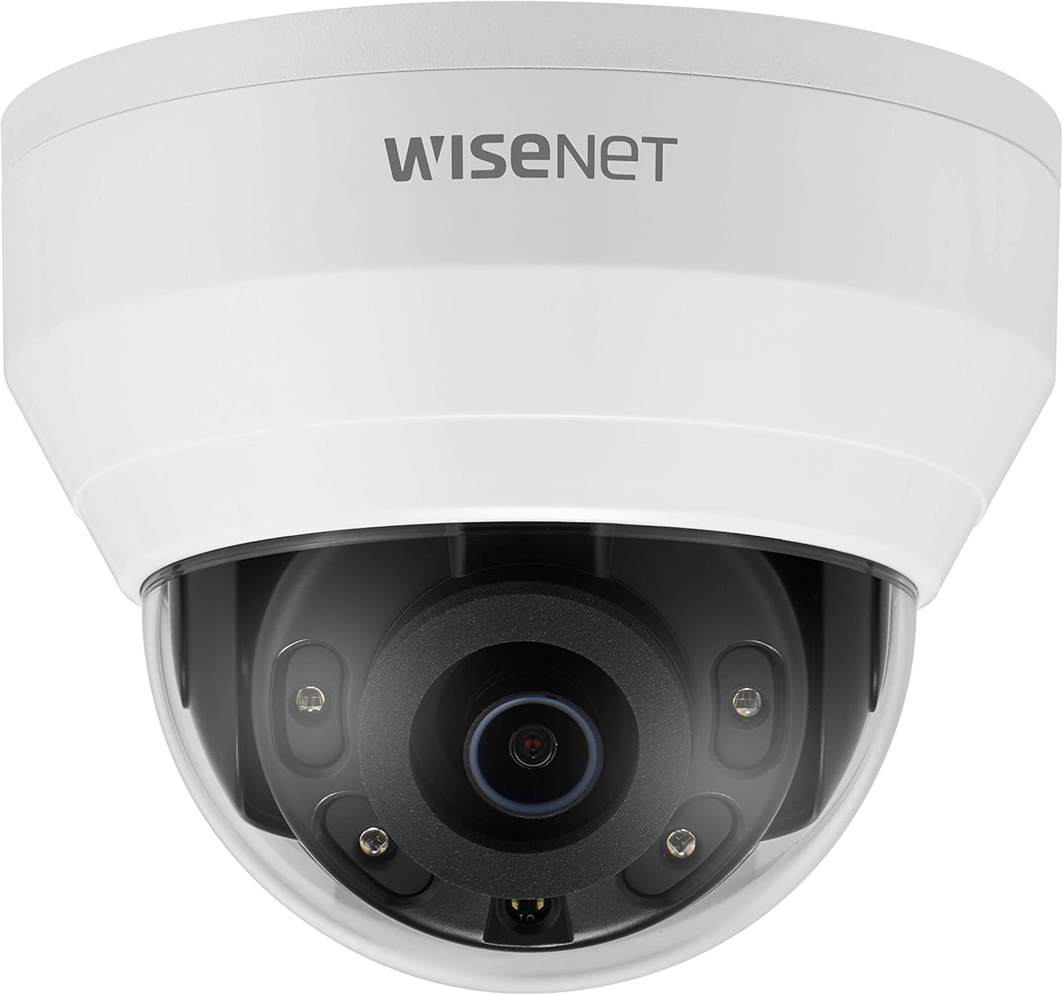WISENET Q Network Indoor Dome Camera, 5MP @ 30FPS, 2.8mm Fixed Lens (QND-8010R)
