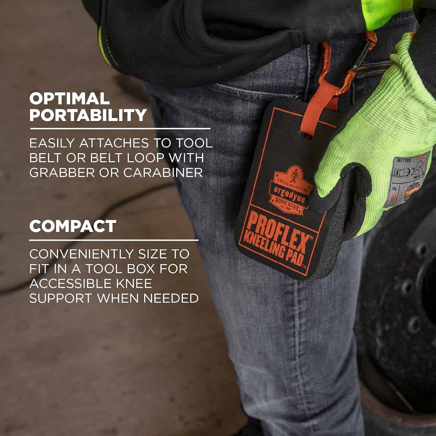 ERGODYNE ProFlex 365 Mini Kneeling Pad (4in x 6in x 1in)