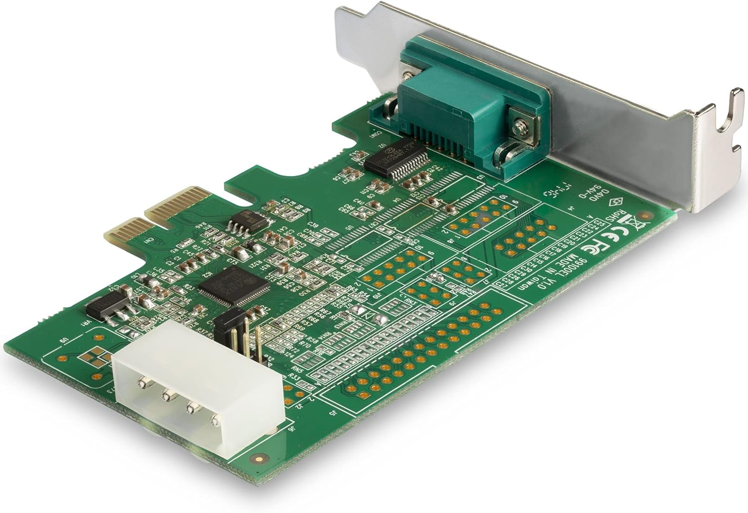 StarTech.com 1-port PCI Express RS232 Serial Adapter Card - PCIe RS232 Serial Host Controller Card - PCIe to Serial DB9