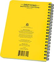 Rite in the Rain Weatherproof Side Spiral Notebook, 4.625" x 7", Yellow Cover, CERT Field Operator's Guide FOG (No. 573)