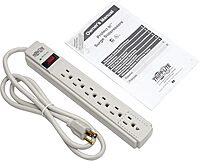 TRIPP LITE Protect It! 6-Outlet Surge Protector Power Strip