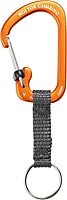 Nite Ize SlideLock Key Ring, Locking Carabiner Key Chain with Webbing