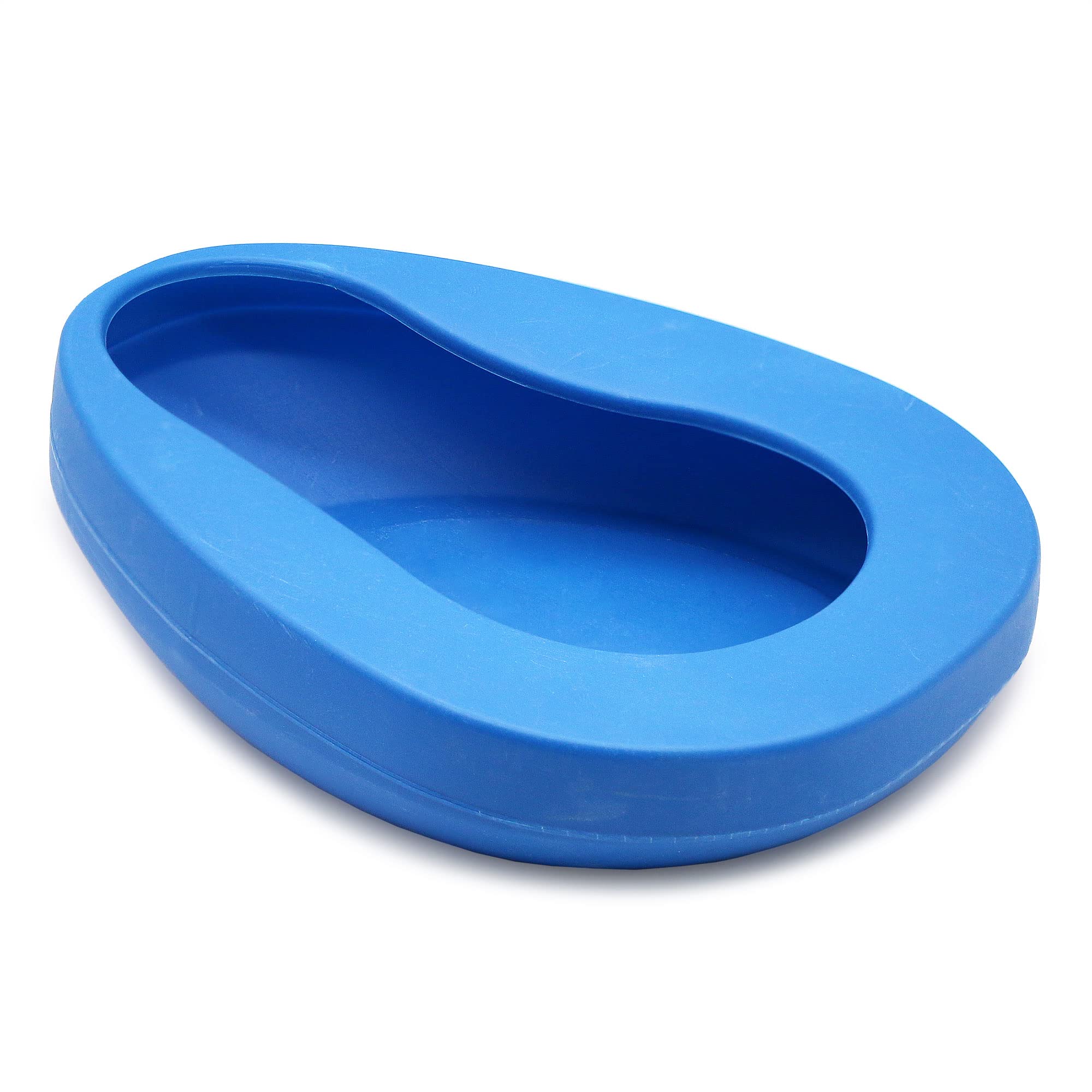 DMI Bedpan for Bariatric Adults with No Spill or Splash Design, FSA/HSA Eligible, Blue 1 Count (Pack of 1)