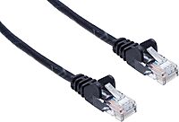 Belkin Snagless Cat5e Patch Cable - RJ45 Male to RJ45 Male - 50 ft - Black