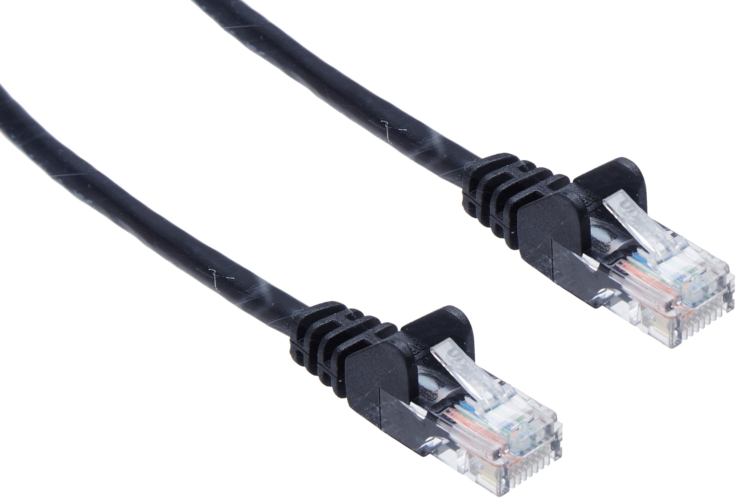 Belkin Snagless Cat5e Patch Cable - RJ45 Male to RJ45 Male - 50 ft - Black